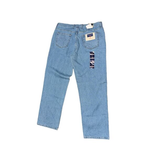 NEW WITH TAGS Saddlebred Men's Blue Classic Fit LT BLU Jeans Size 42W x 32L - Picture 3 of 8